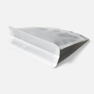 Пакет з плоским дном білий паперовий