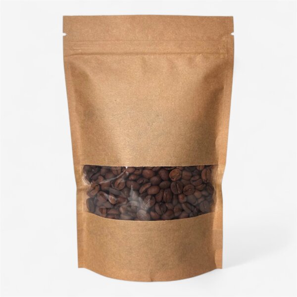 Дой-пак крафт з віконцем