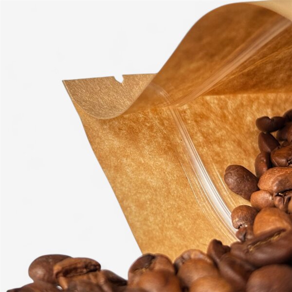 Дой-пак крафт з віконцем