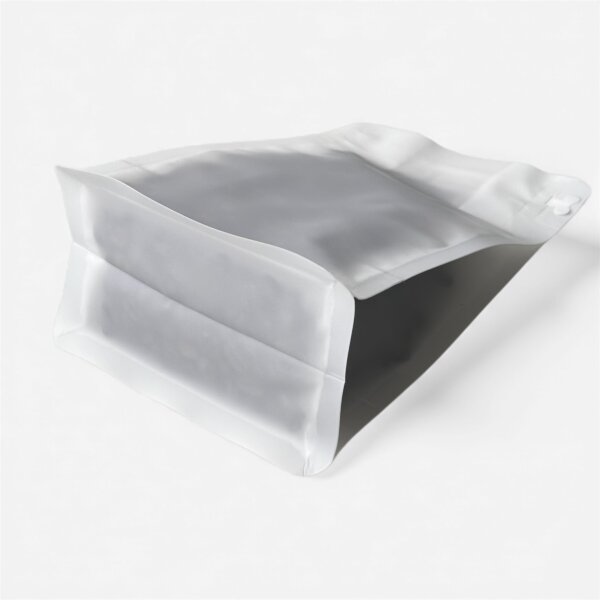 Пакет з плоским дном і віконцем білий