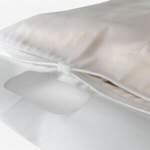 Пакет Слайдер матовий білий з ручками