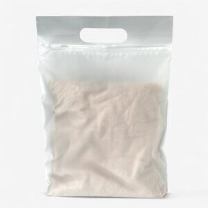 Пакет Слайдер матовий білий з ручками