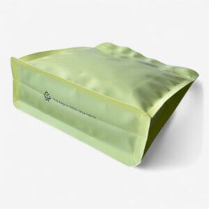 Пакет з плоским дном Recyclable фісташка